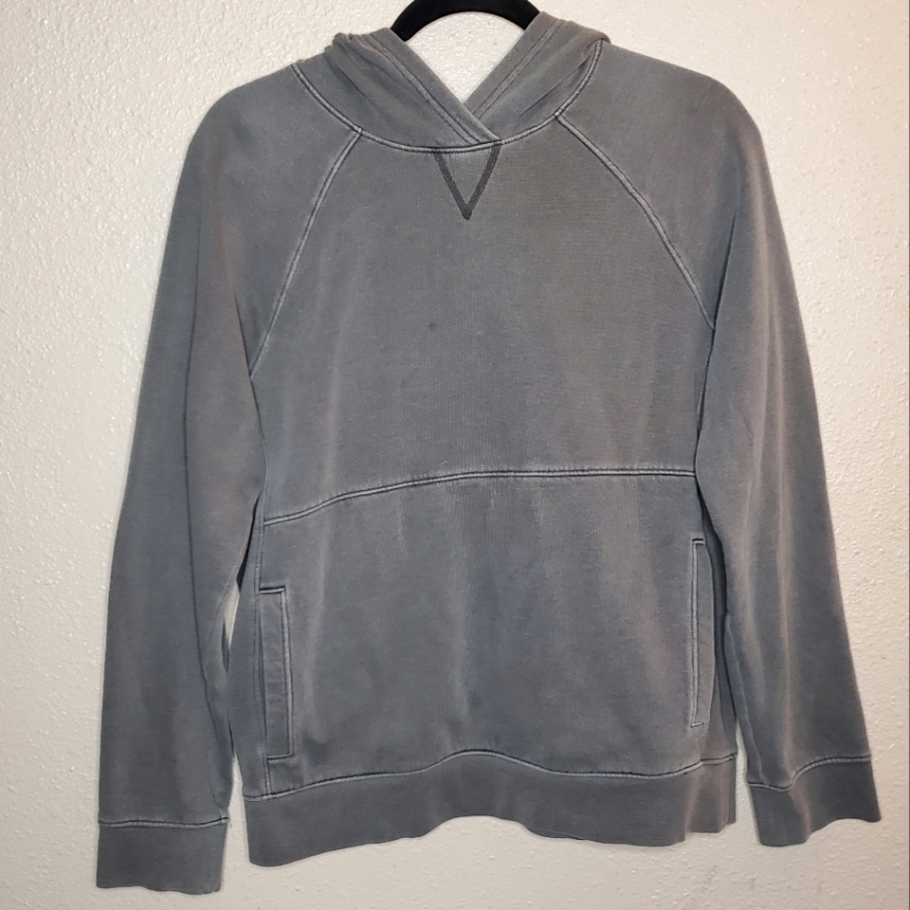 Wonder Nation Boys Longsleeve Charcoal Gray Hoodie/Hooded Sweatshirt (Size: XL)